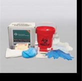 1 Gallon Mailback Pail Bodily Fluid Cleanup and Disposal Kit