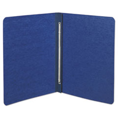 PRESSTEX Report Cover with Tyvek Reinforced Hinge, Side Bound, Two-Piece Prong Fastener, 3" Capacity, 8.5 x 11, Dark Blue