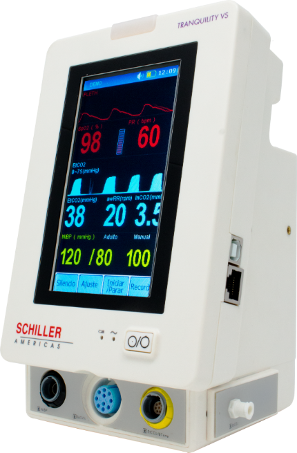 Vital Signs Monitor Tranquility with CO2 Type CO2, NIBP, SpO2 AC Power