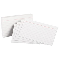 Heavyweight Ruled Index Cards, 3 x 5, White, 100/Pack