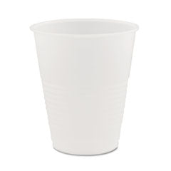 High-Impact Polystyrene Squat Cold Cups, 12 oz, Translucent, 50/Pack