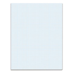 Quadrille Pads, Quadrille Rule (8 sq/in), 50 White 8.5 x 11 Sheets