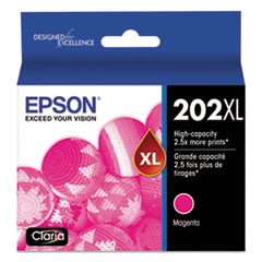 T202XL320-S (202XL) Claria High-Yield Ink, 470 Page-Yield, Magenta