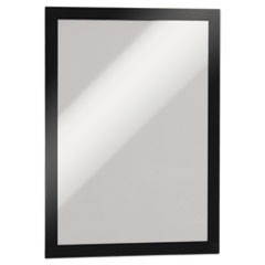 DURAFRAME Sign Holder, 8.5 x 11, Black Frame, 2/Pack