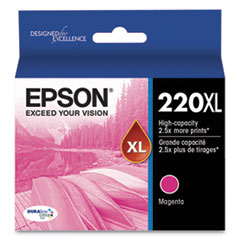 T220XL320-S (220XL) DURABrite Ultra High-Yield Ink, 450 Page-Yield, Magenta