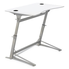 Verve Standing Desk, 47.25" x 31.75" x 36" to 42", White