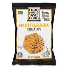 Tortilla Chips, Multigrain with Sea Salt, 1.5 oz, 24/Carton