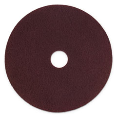 Surface Preparation Pad Plus, 20" Diameter, Maroon, 5/Carton