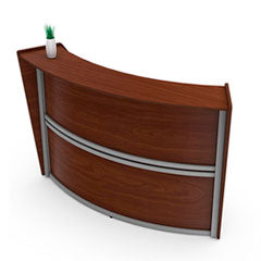 Reception Desk, 72 x 32 x 46, Cherry, Ships in 1-3 Business Days