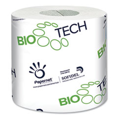 BioTech Toilet Tissue, Septic Safe, 2-Ply, White, 500 Sheets/Roll, 96 Rolls/Carton