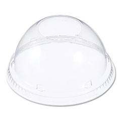 Dome Lids for Foam Cups and Containers, Fits 12 oz to 24 oz Cups, Clear, 1,000/Carton