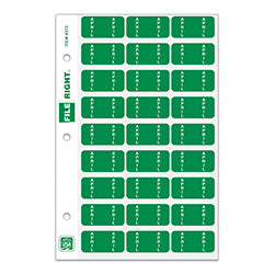 File Right Month Labels - Ringbook Apr 270 / PK