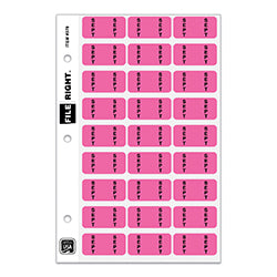 File Right Month Labels - Ringbook Sep 270 / PK