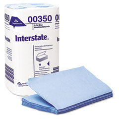 Two-Ply Singlefold Auto Care Paper Wipers, 9.5 x 10.5, Blue, 250/Pack, 9 Packs/Carton