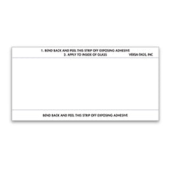 Stock No. Mini Signs (Plain) - White 250 / PK