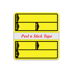 Poly Stock Sticker -Yellow 250 / PK