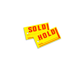 Mini Sold/Hold Tags - 4-3/4" x 2-3/8" 250 / PK