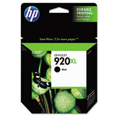 HP 920XL, (CD975AN) High-Yield Black Original Ink Cartridge