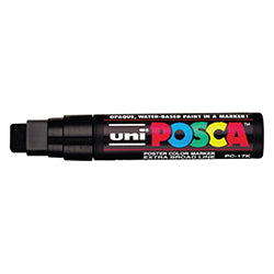 Windshield Markers - Large Posca - 5/8" Tip - Black 1 / PK