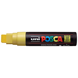 Windshield Markers - Large Posca - 5/8" Tip - Yellow 1 / PK