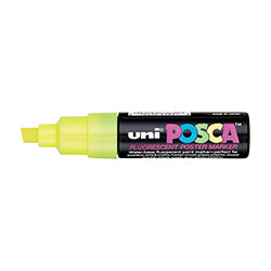 Windshield Markers - Small Posca - 1/4" Tip - Yellow 1 / PK