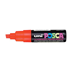 Windshield Markers - Small Posca - 1/4" Tip - Orange 1 / PK