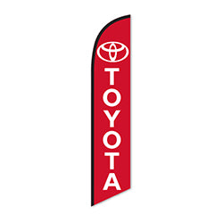 Swooper Banners - Toyota Red 1 / PK