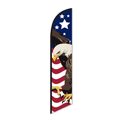 Swooper Banner - AMERICAN FLAG EAGLE - Qty. 1 1 / PK