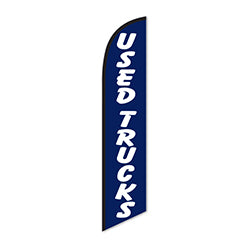 Swooper Banners - Used Trucks Blue/White 1 / PK