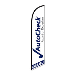 Swooper Banner - AUTOCHECK - Qty. 1 1 / PK