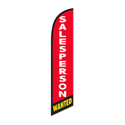 Swooper Banner - SALESPERSON WANTED - Qty. 1 1 / PK