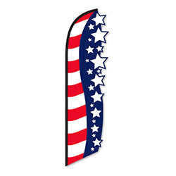 3-D Swooper Banner - Stars - Qty. 1 1 / PK