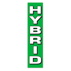 Flat Top Swooper Banner - HYBRID - Qty. 1 1 / PK