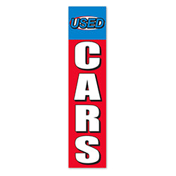 Flat Top Swooper Banner - USED CARS - Qty. 1 1 / PK