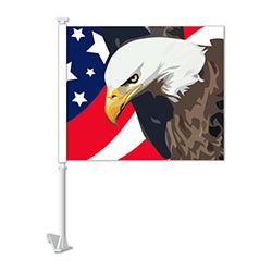 Standard Clip-On Flag - Patriotic with Eagle - Qty. 1 1 / PK