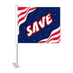 Standard Clip-On Flag - FLAG SAVE - Qty. 1 1 / PK