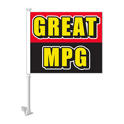 Standard Clip-On Flag - Great MPG - Qty. 1 1 / PK