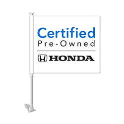 Manufacturer Clip-On Flag - Honda Certified Pre-Owned 1 / PK