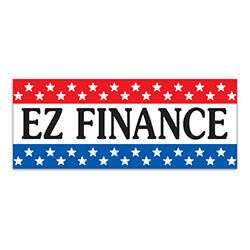 Windshield Banner - EZ Finance 1 / PK