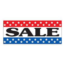 Windshield Banner - Sale-Red/White/Blue 1 / PK