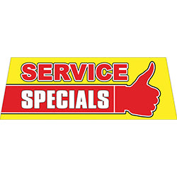 Windshield Banner - Service Specials 1 / PK