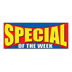 Windshield Banner - Special of the Week - Qty. 1 1 / PK