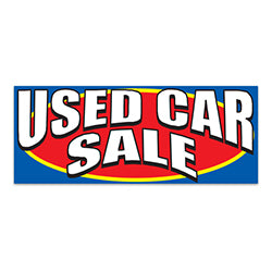 Windshield Banner - Used Car Sale - Qty. 1 1 / PK