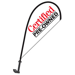 Clip on Paddle Flag - CERTIFIED USED VEHICLES 1 / PK