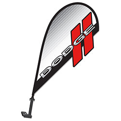 3D Clip on Paddle Flag - Dodge - Qty. 1 1 / PK