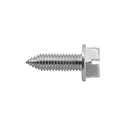 LICENSE PLATE SCREW SLOTTED HEX WASHER HEAD-METRIC-6MM X 20MM QTY. 100 100 / PK