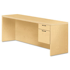 Valido Series Right Pedestal Credenza, 72w x 24d x 29.5h, Natural Maple