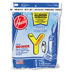 Disposable Allergen Filtration Bags for Commercial WindTunnel Vacuum, 3/Pack