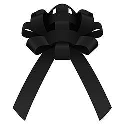 Car Bow - Black Vinyl  30" 1 / BX