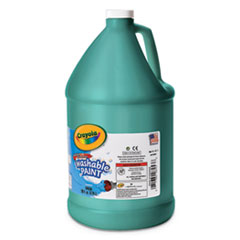 Washable Paint, Green, 1 gal Bottle